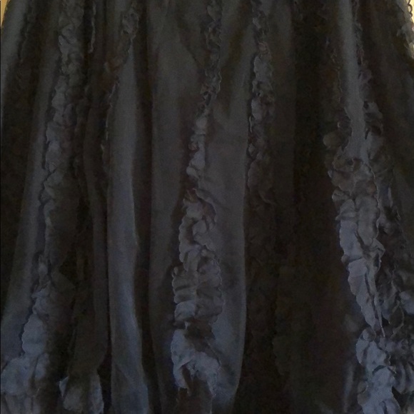 Red Valentino silk skirt with ruffle detail - Picture 3 of 7